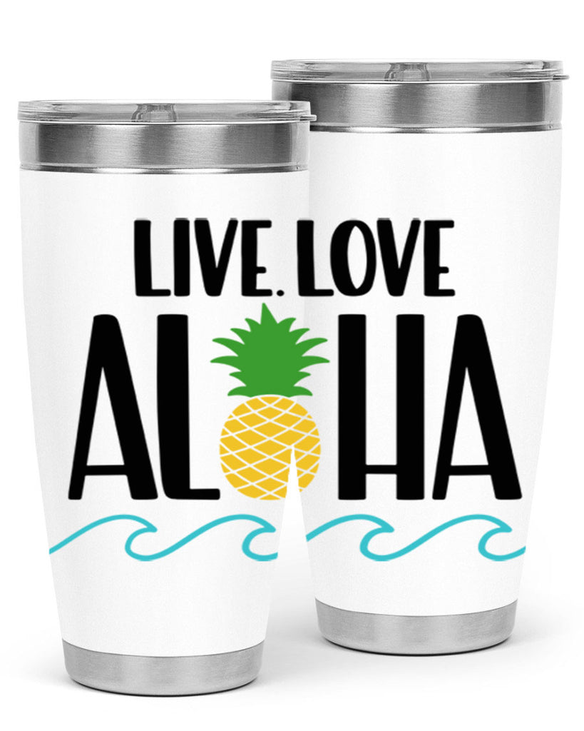 Live Love Aloha Style 30#- summer- Tumbler