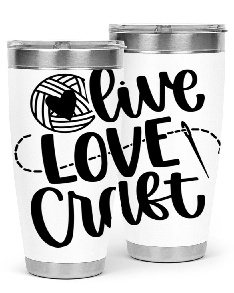 Live Love Craft 15#- crafting- Tumbler