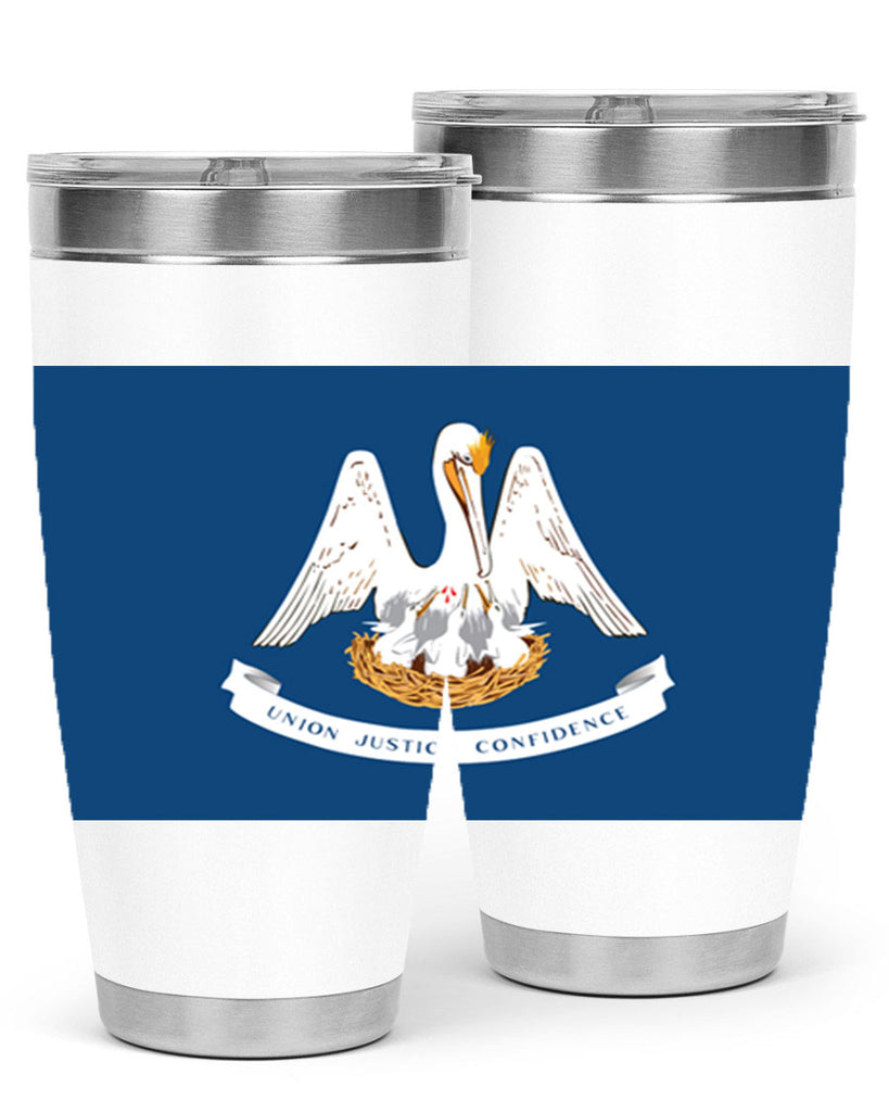 Louisiana 34#- Us Flags- Tumbler