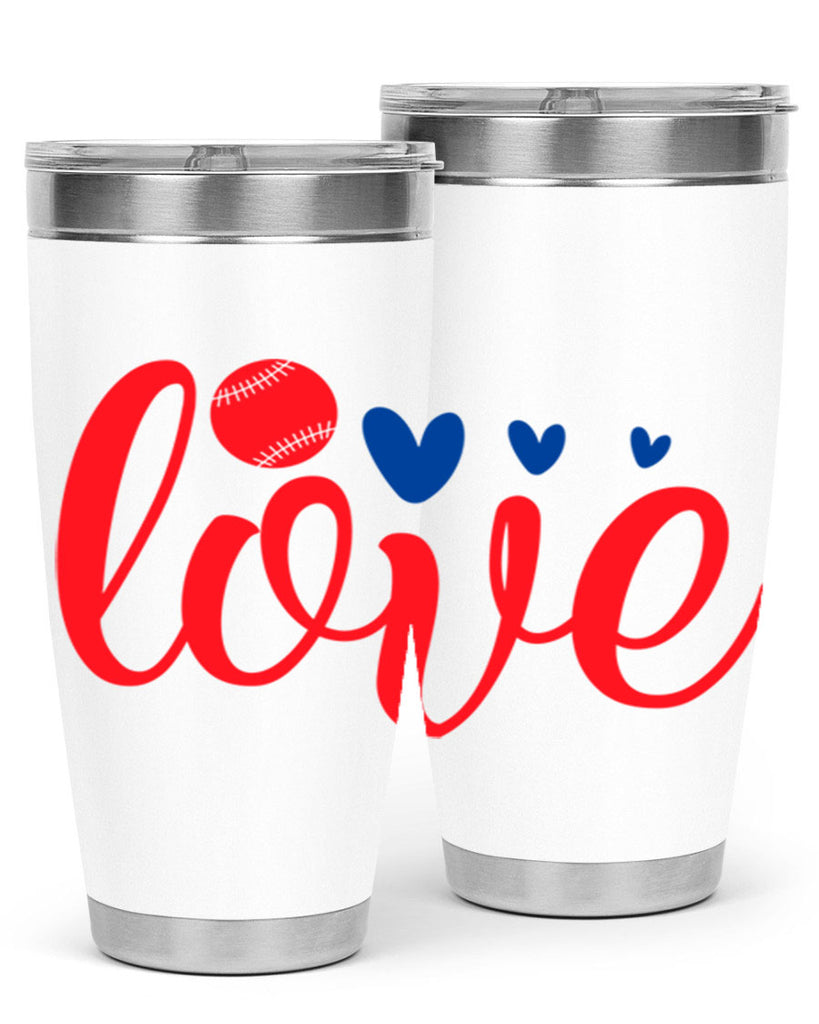 Love 2052#- baseball- Tumbler