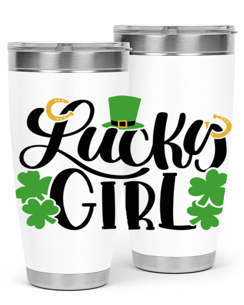 Lucky Girl Style 56#- St Patricks Day- Tumbler