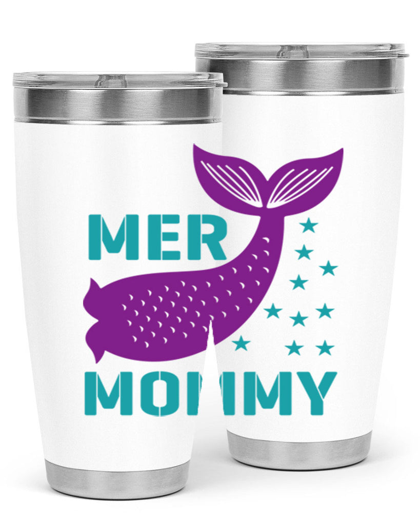 Mer Mommy 342#- mermaid- Tumbler