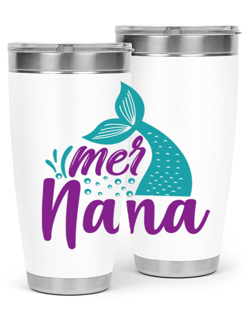 Mer Nana 343#- mermaid- Tumbler