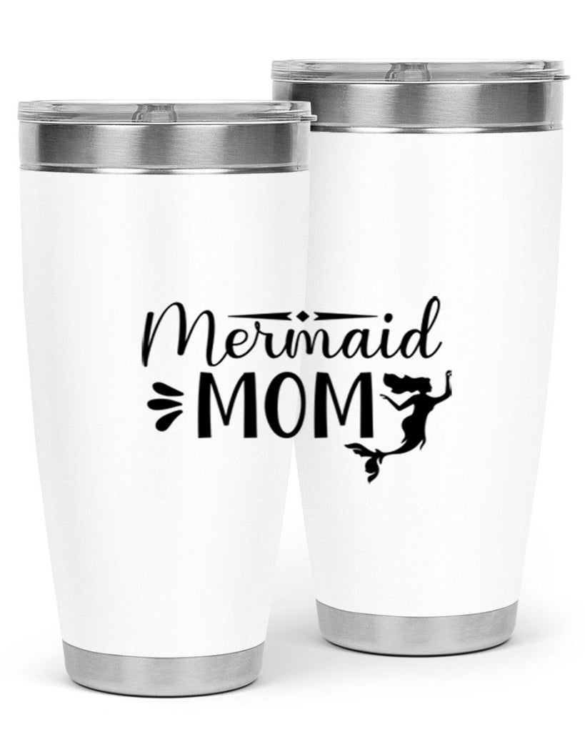 Mermaid Mom 372#- mermaid- Tumbler