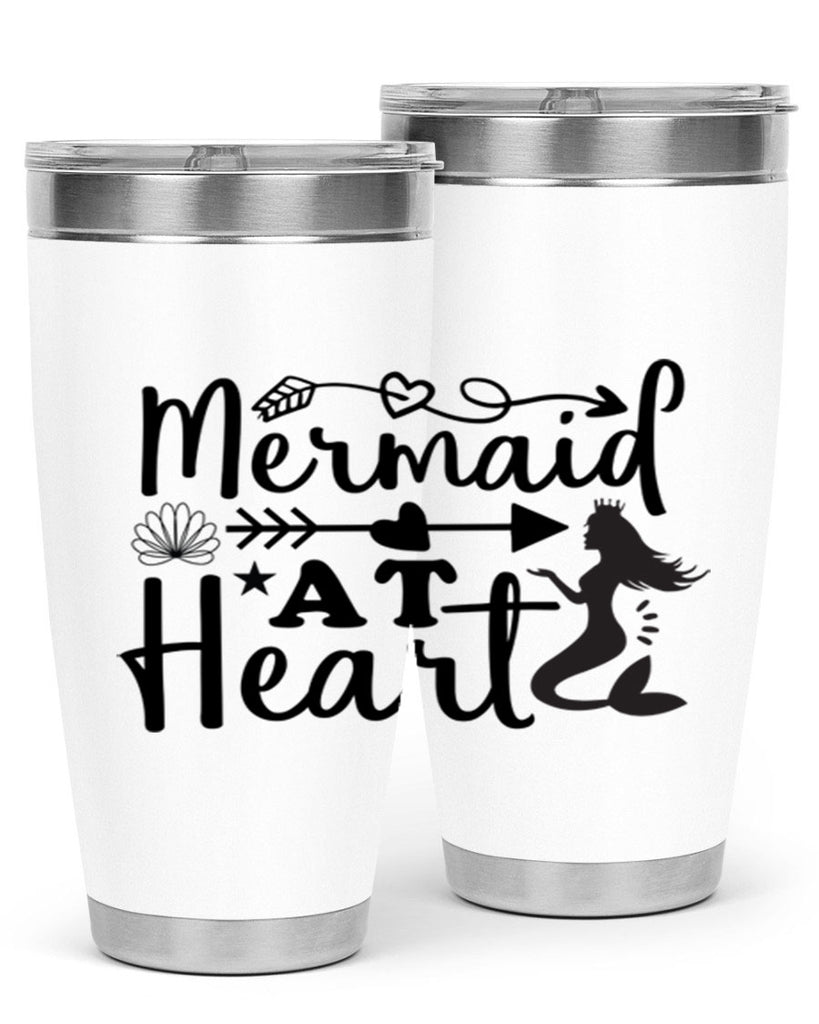 Mermaid at Heart design 397#- mermaid- Tumbler