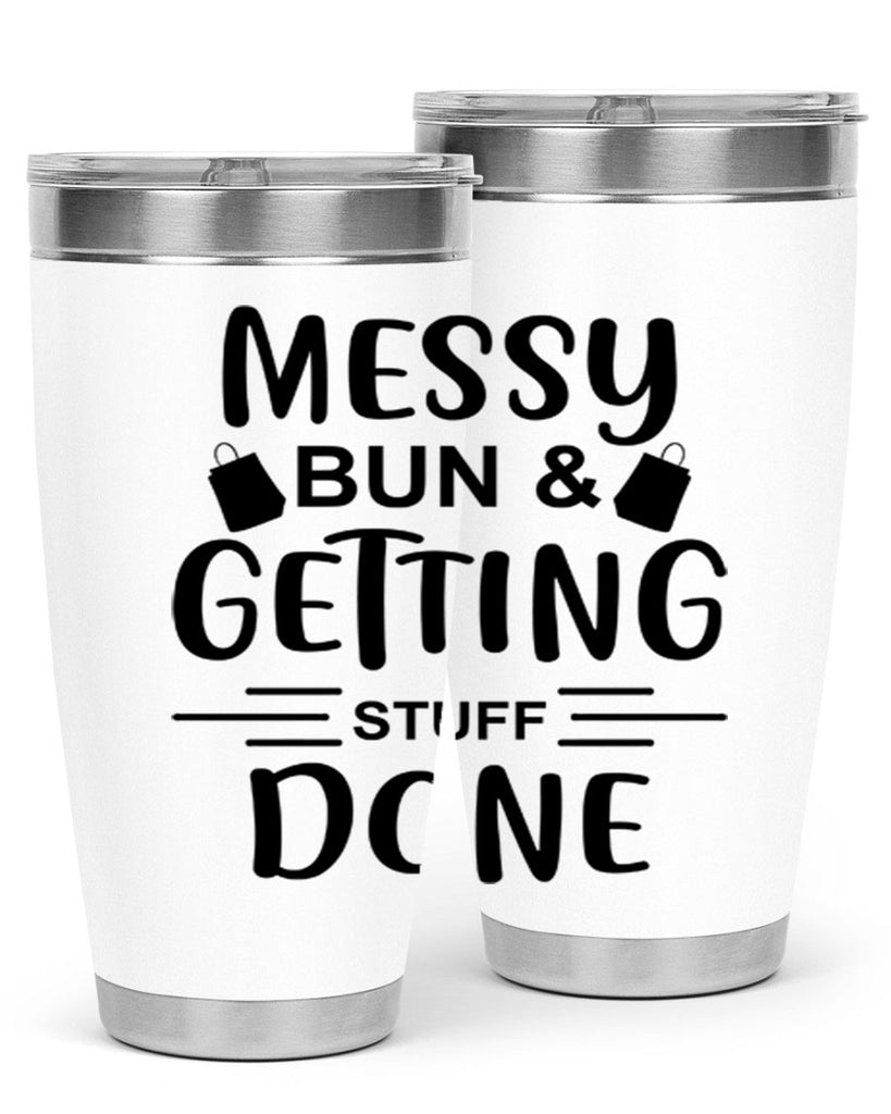 Messy Bun Getting Stuff Done 120#- fashion- Cotton Tank