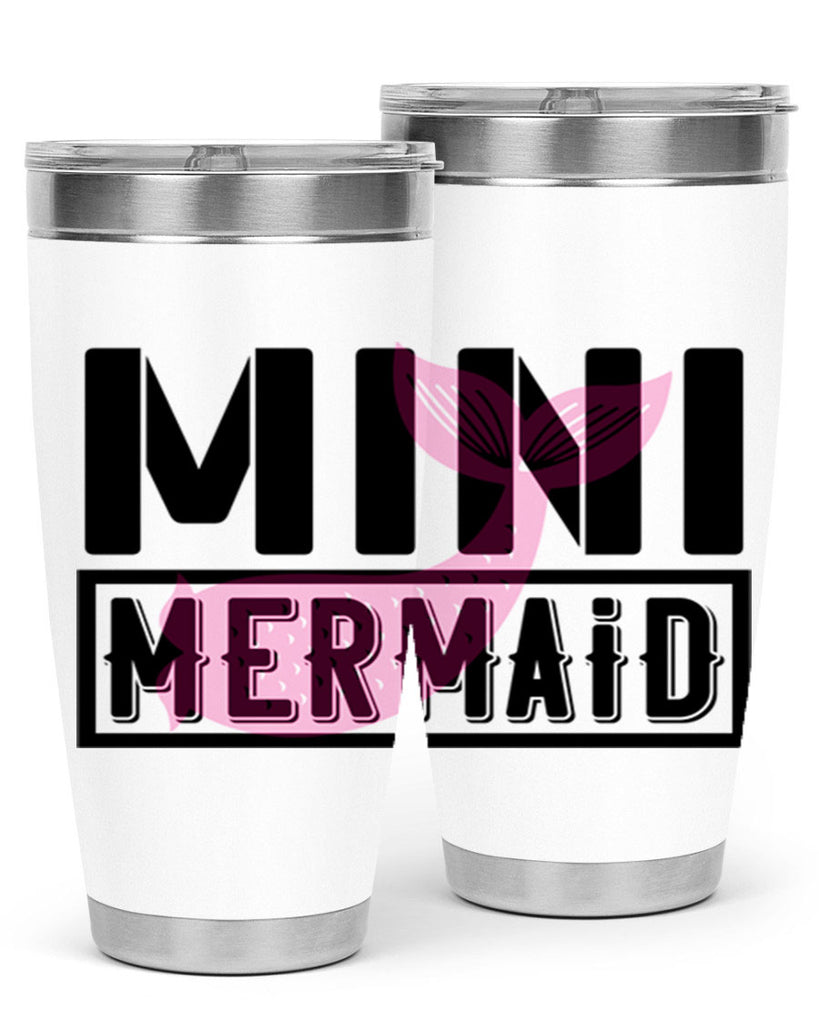Mini mermaid 504#- mermaid- Tumbler