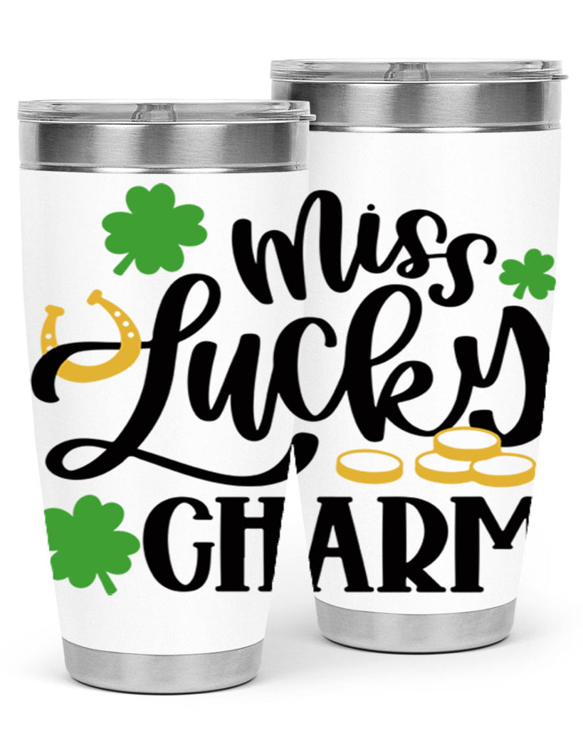 Miss Lucky Charm Style 47#- St Patricks Day- Tumbler