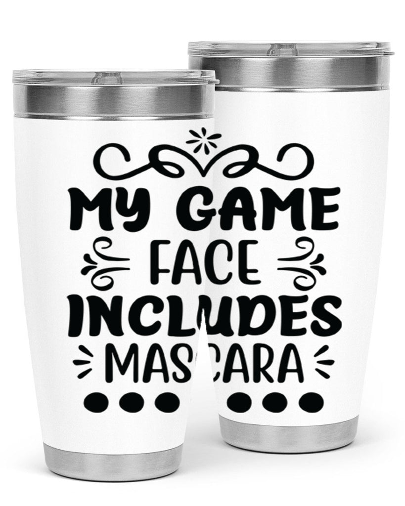 My Game Face Includes Mascara 128#- fashion- Cotton Tank