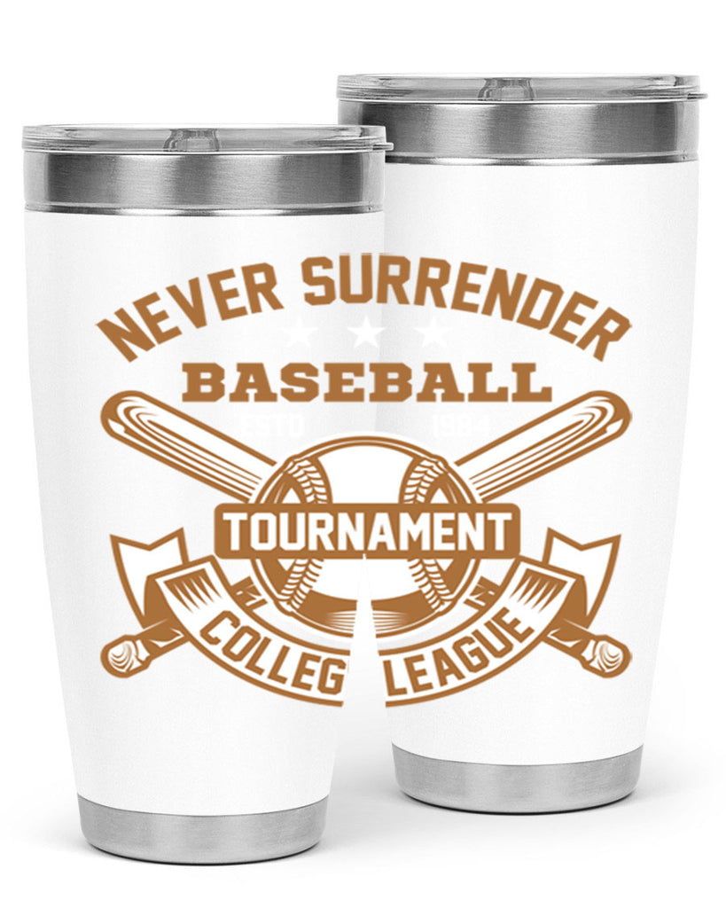 Never 624#- baseball- Tumbler