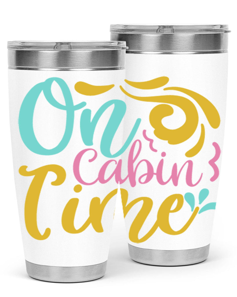 ON CABIN TIME Style 59#- summer- Tumbler