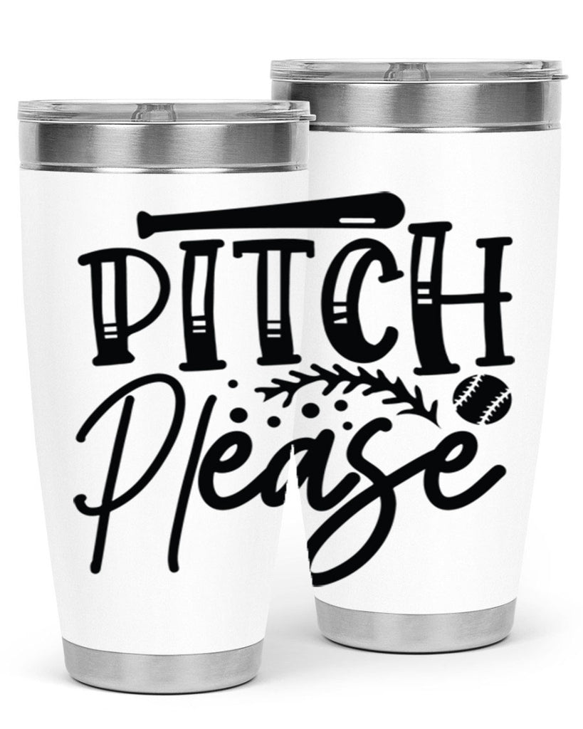 Pitch Please 2037#- baseball- Tumbler