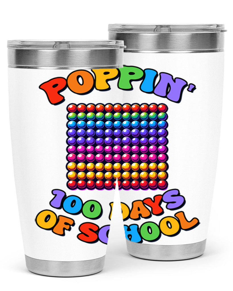 Poppin my way through PNG 54#- 100 days of school- Tumbler