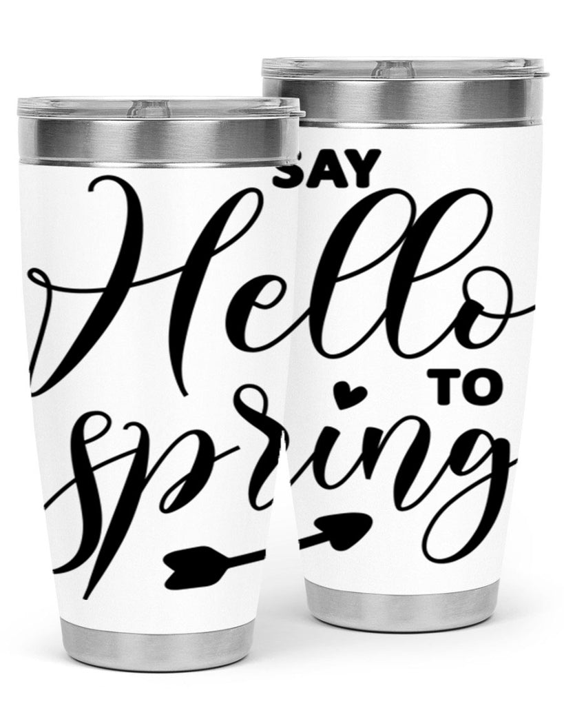 Say Hello to Spring402#- spring- Tumbler
