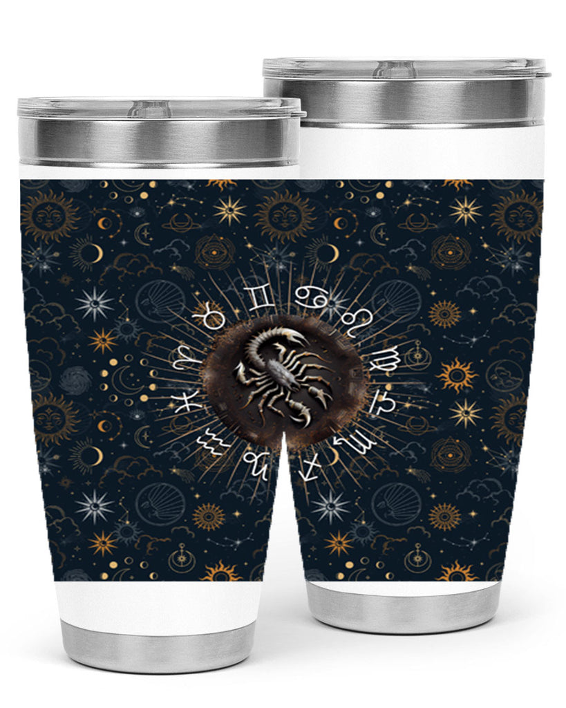 Scorpius Straight 466#- zodiac- Tumbler
