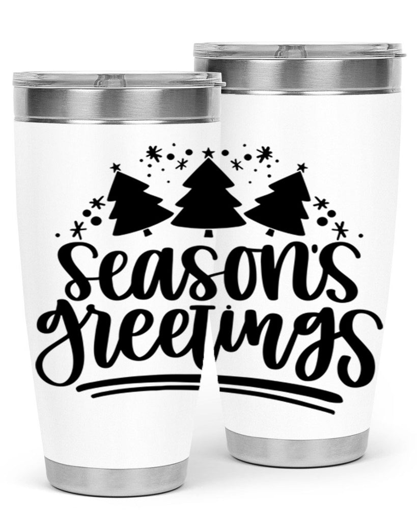 Seasons Greetings345#- winter- Tumbler