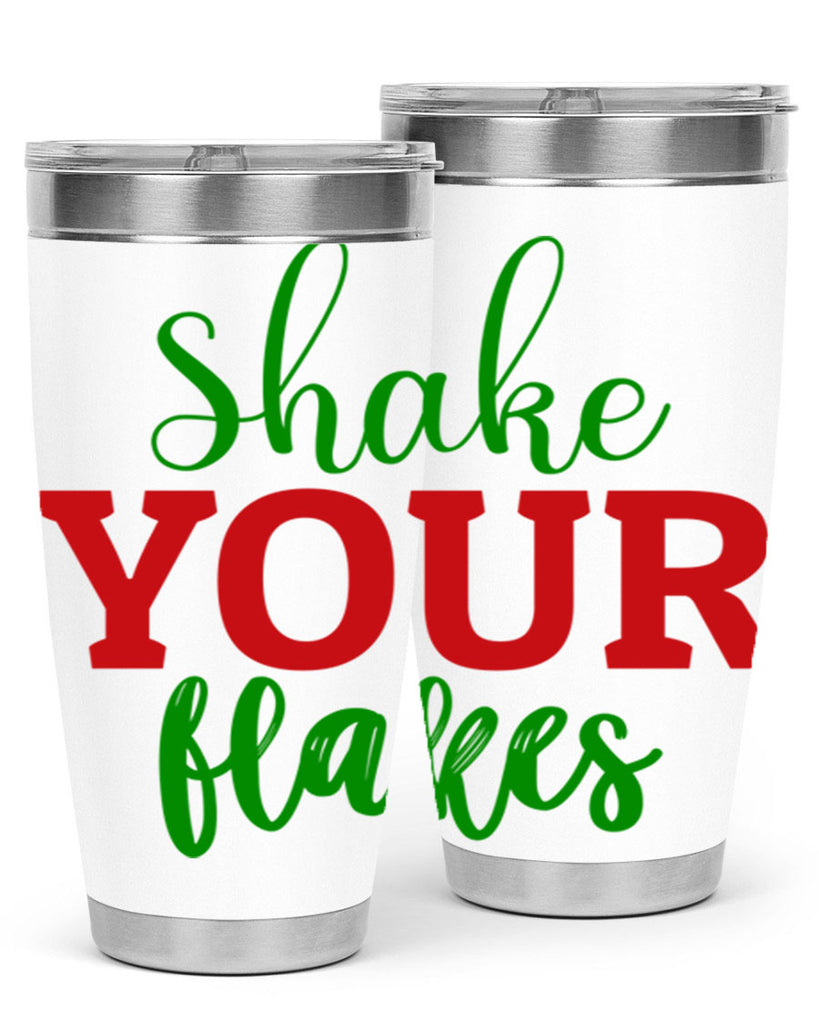 Shake Your Flakes 355#- winter- Tumbler
