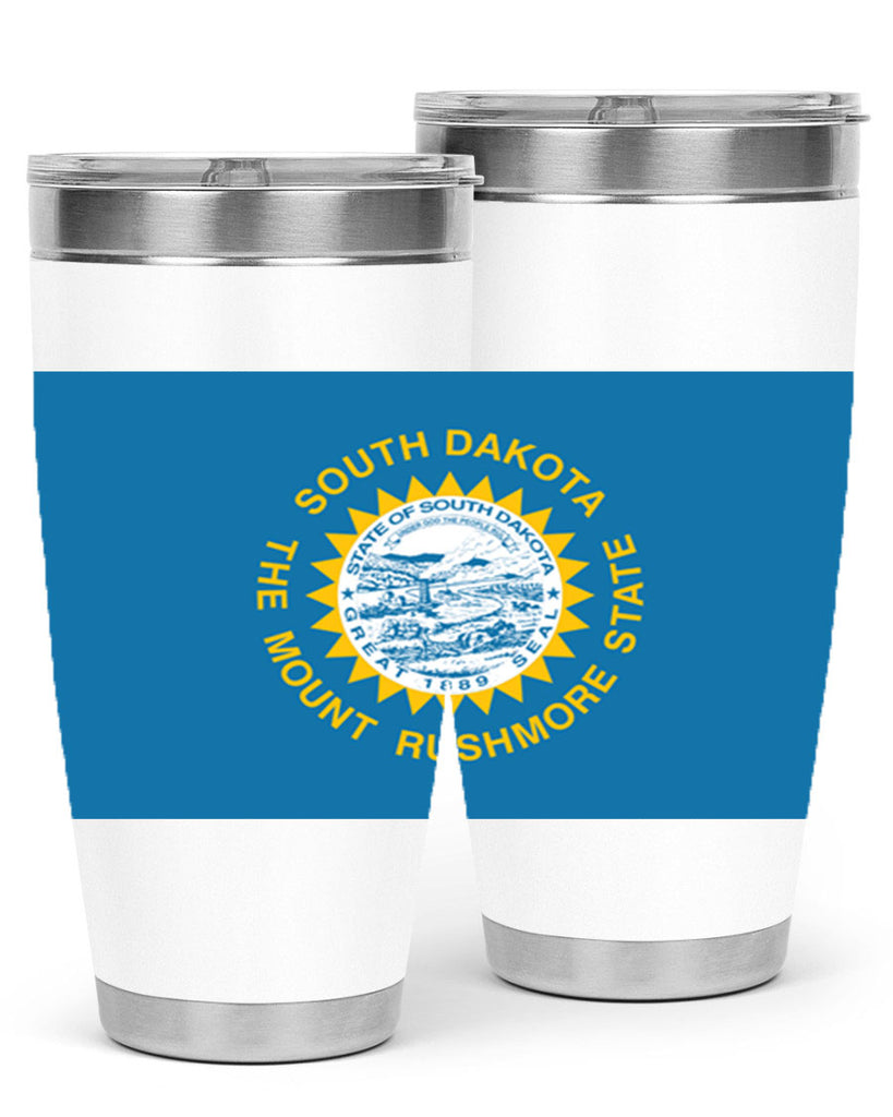 South Dakota 11#- Us Flags- Tumbler