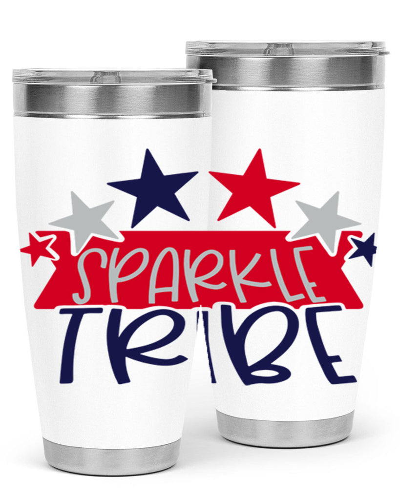 Sparkle Tribe Style 172#- Fourt Of July- Tumbler