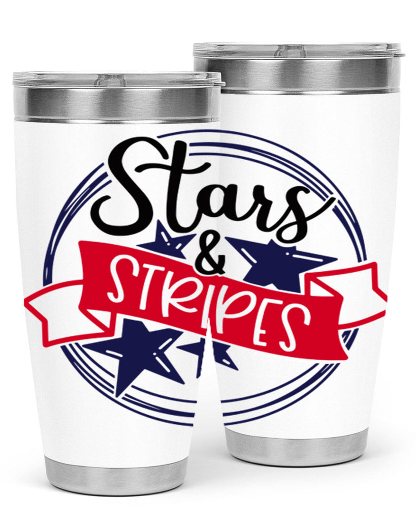 Stars StripeS Style 174#- Fourt Of July- Tumbler