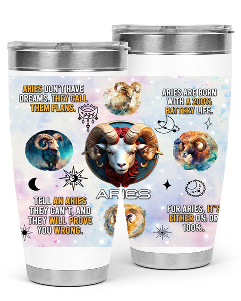StraightAries 469#- zodiac- Tumbler