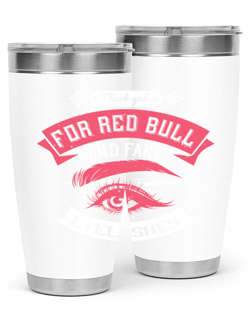 Thank god for Red Bull and fake eyelashes Style 185#- make up- Tumbler