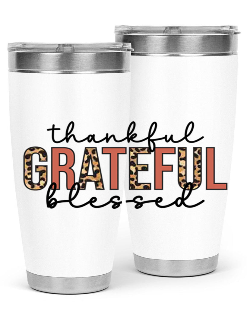 Thankful grateful blessed 602#- fall- Tumbler