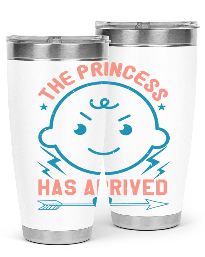 The princess has arrived Style 10#- baby shower- tumbler