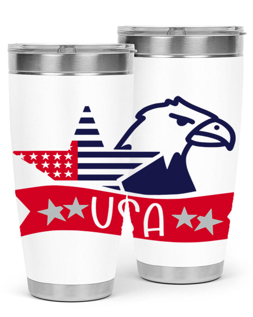 USA Style 182#- Fourt Of July- Tumbler