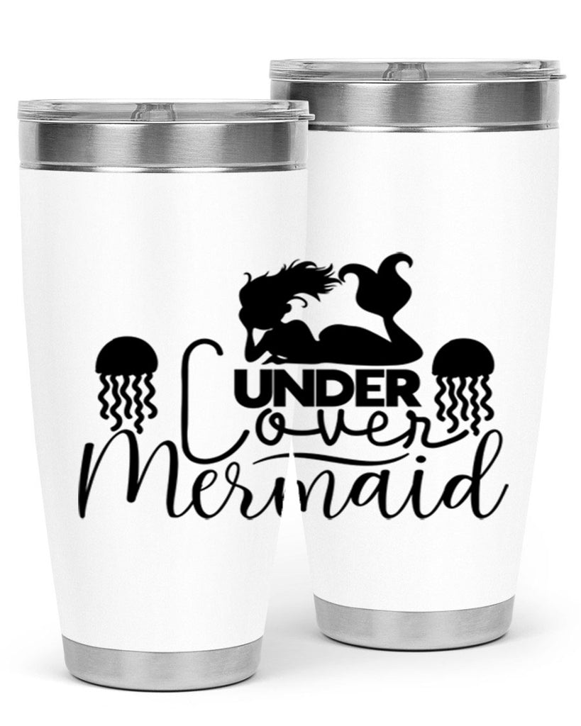 Under Cover Mermaid 642#- mermaid- Tumbler
