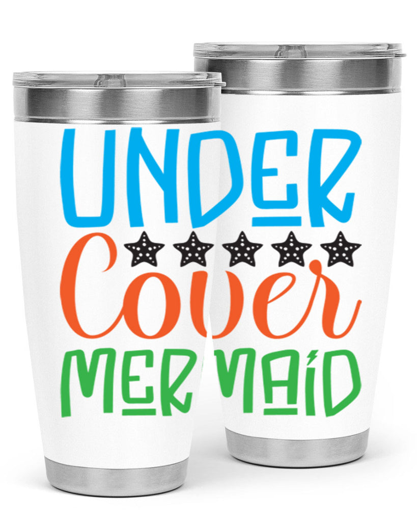 Under Cover Mermaid 648#- mermaid- Tumbler