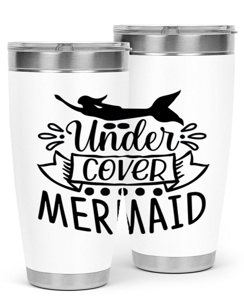 Under cover mermaid 645#- mermaid- Tumbler