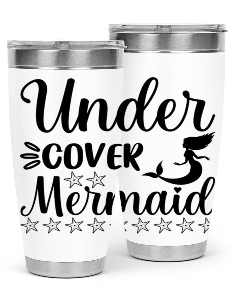 Under cover mermaid 650#- mermaid- Tumbler