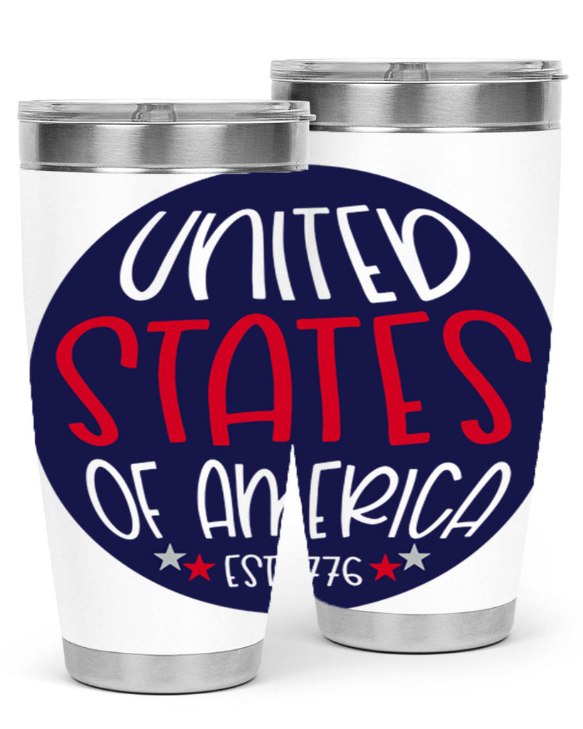 United States Of America Est Style 176#- Fourt Of July- Tumbler