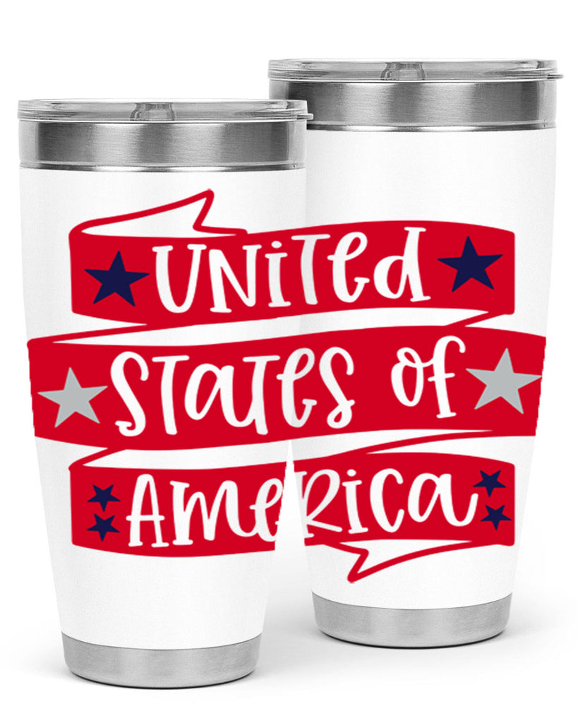 United States Of America Style 177#- Fourt Of July- Tumbler