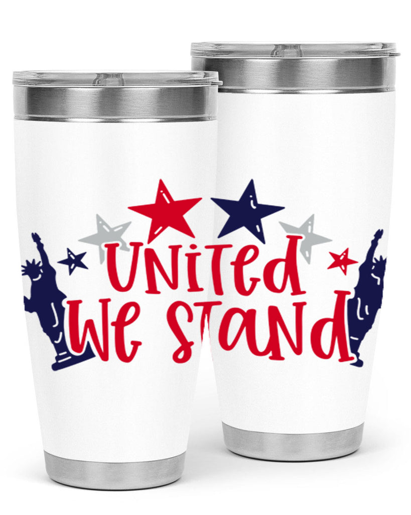 United We Stand Style 179#- Fourt Of July- Tumbler