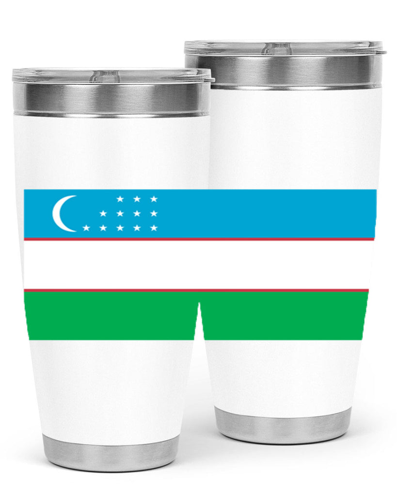 Uzbekistan 8#- world flags- Tumbler