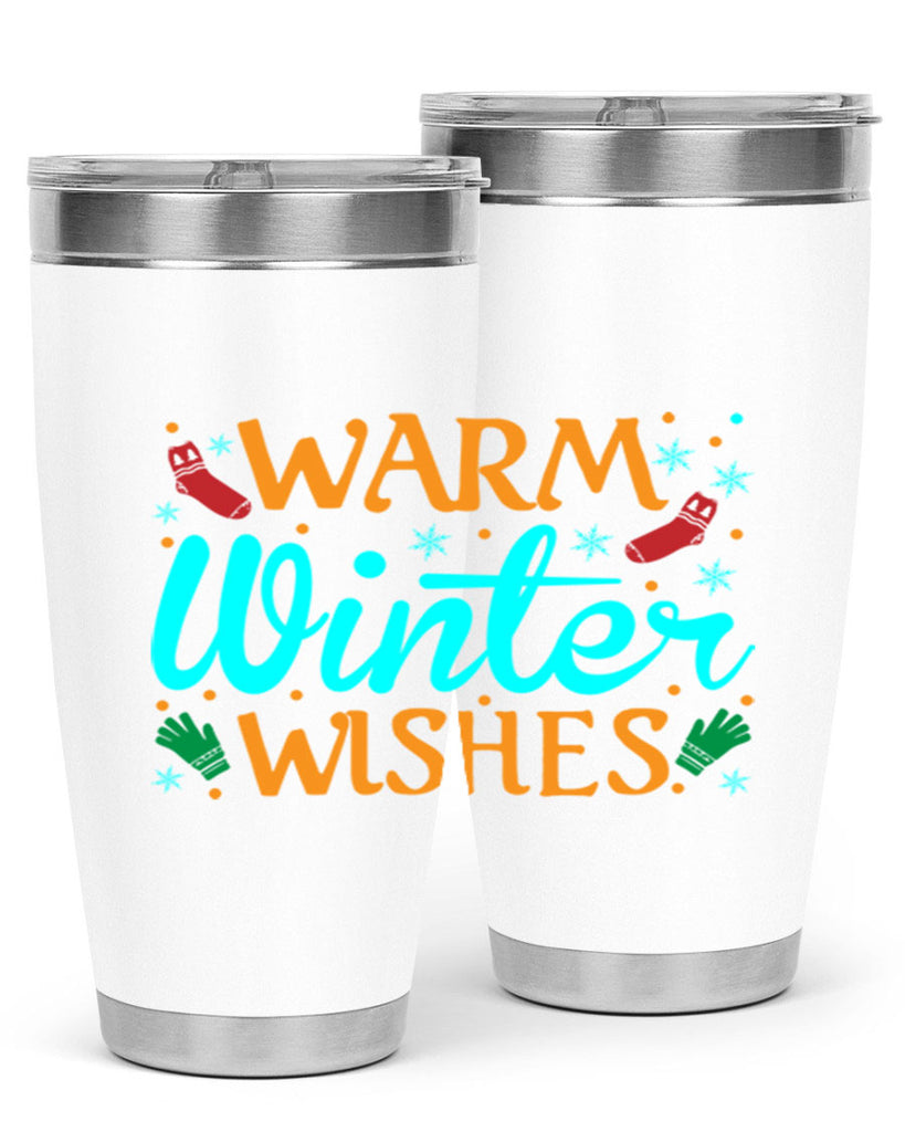Warm Winter Wishes 465#- winter- Tumbler