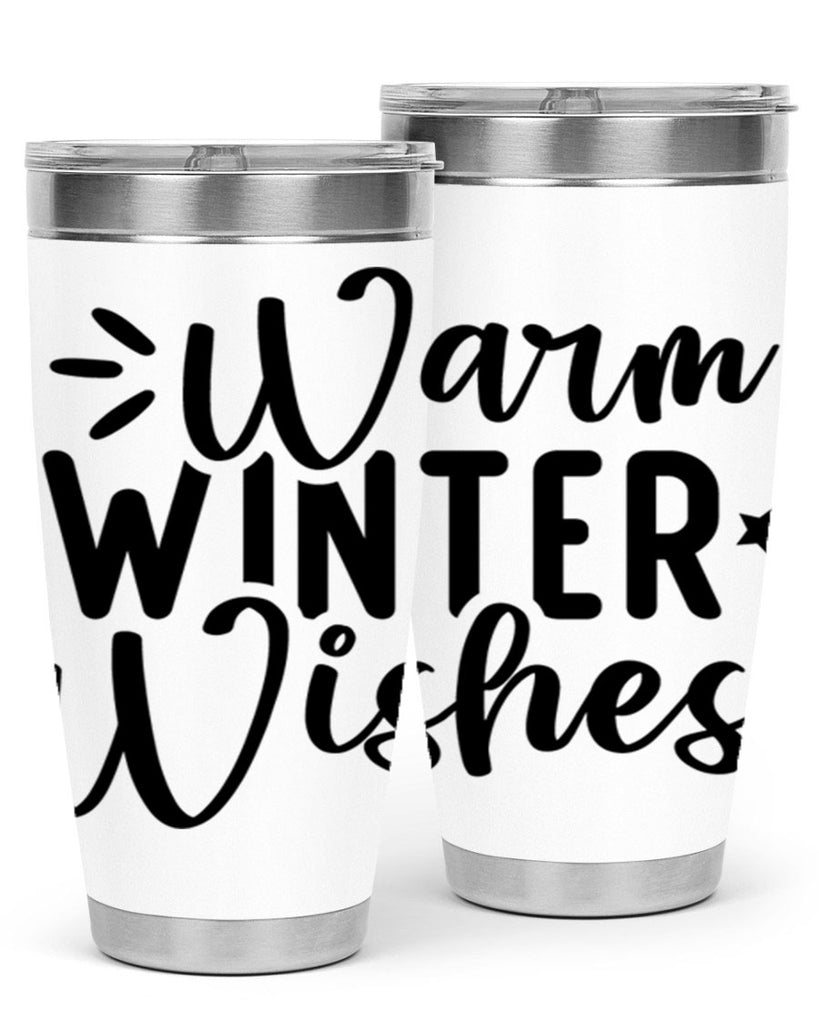 Warm Winter Wishes459#- winter- Tumbler