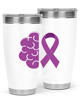 alzheimers awareness style 40#- alzheimers- Tumbler