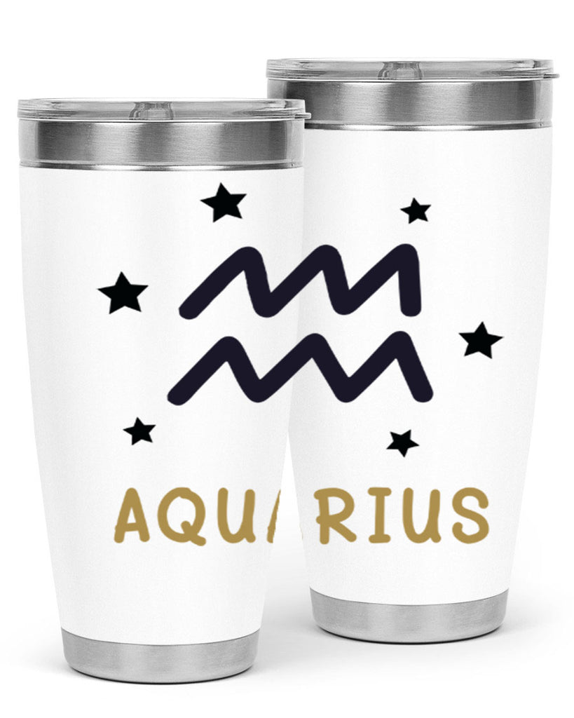 aquarius 83#- zodiac- Tumbler