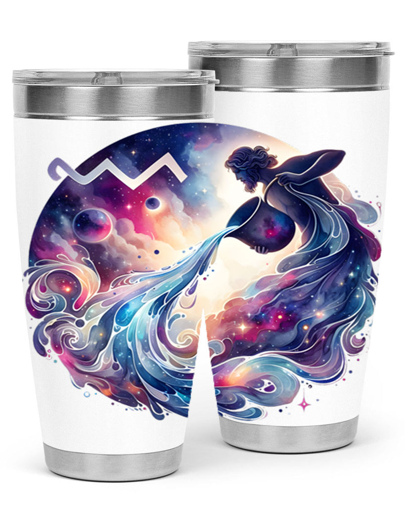aquarius 89#- zodiac- Tumbler