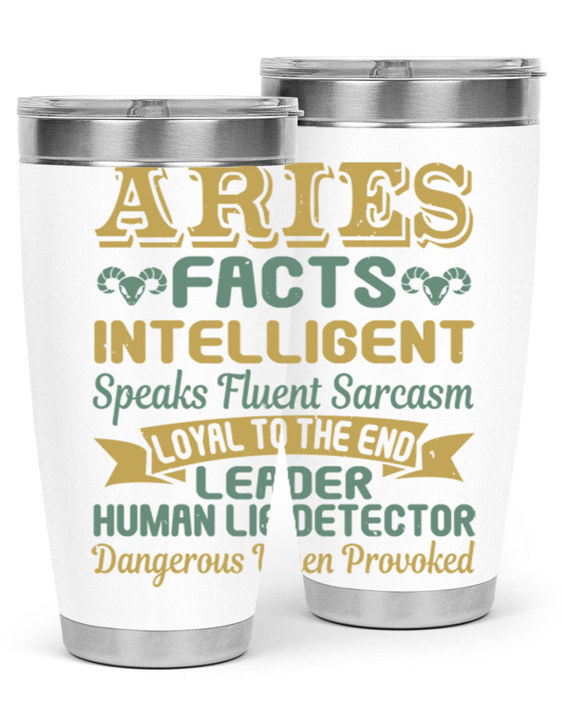 aries 123#- zodiac- Tumbler