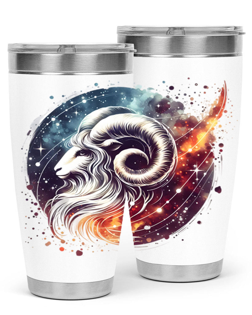 aries 124#- zodiac- Tumbler