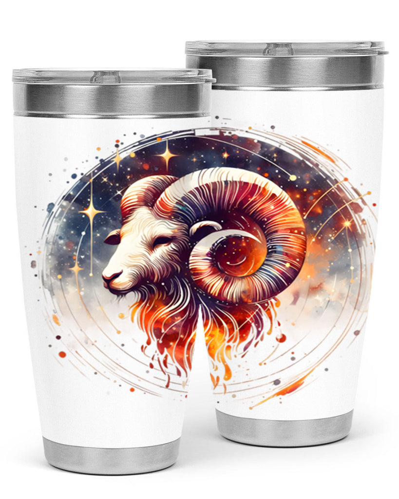 aries 125#- zodiac- Tumbler