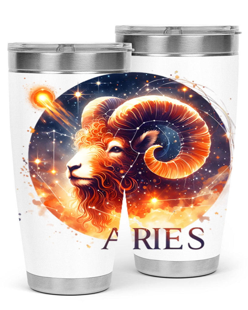 aries 130#- zodiac- Tumbler