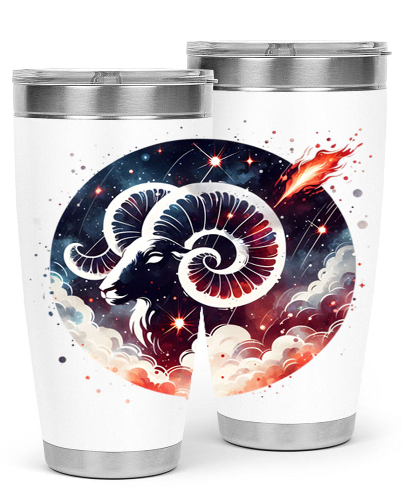 aries 140#- zodiac- Tumbler