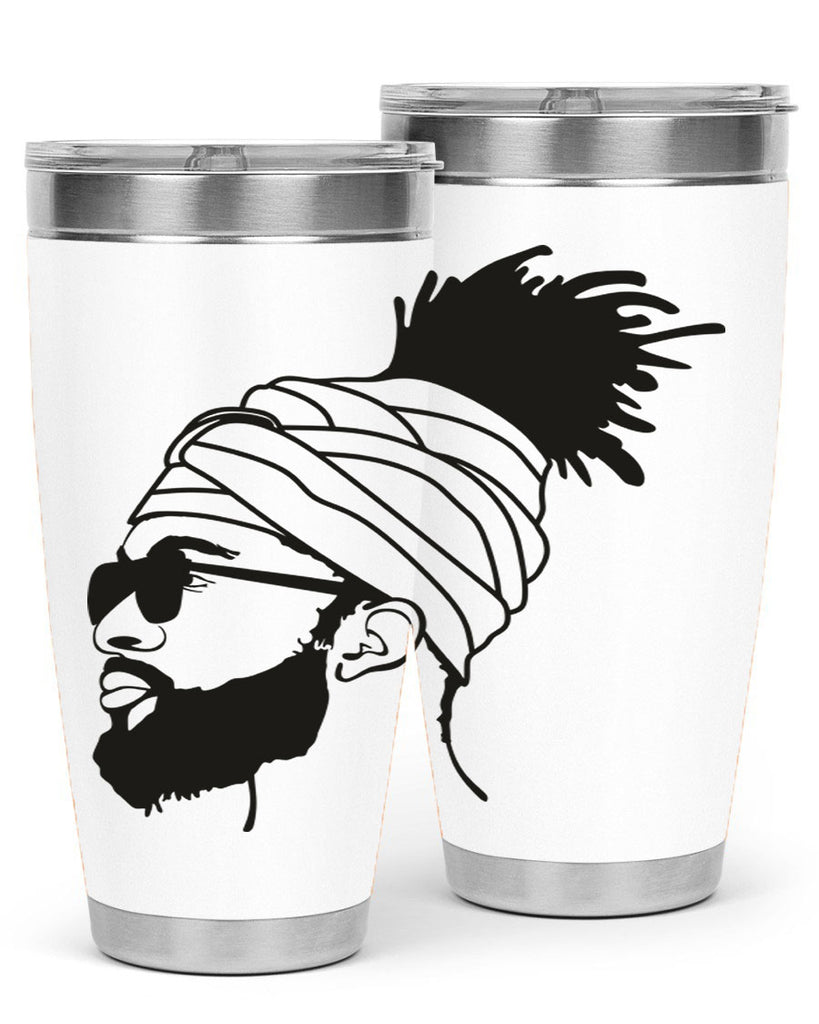 beardman 44#- black men - boys- tumbler