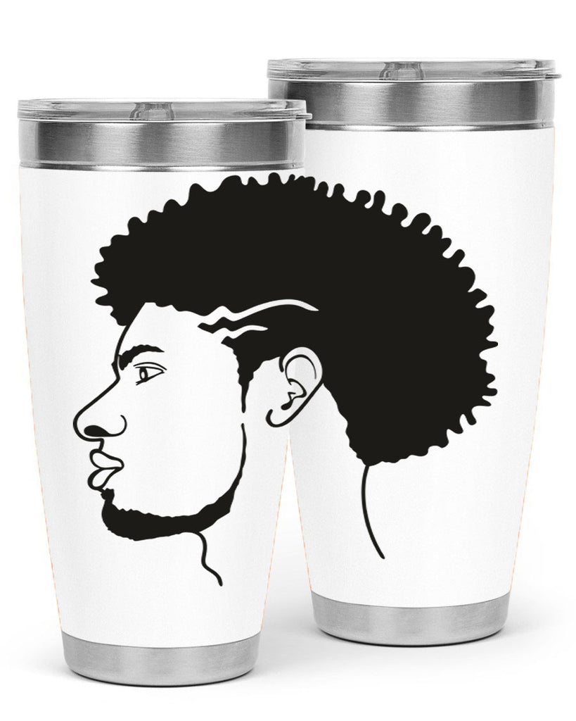 beardman 47#- black men - boys- tumbler