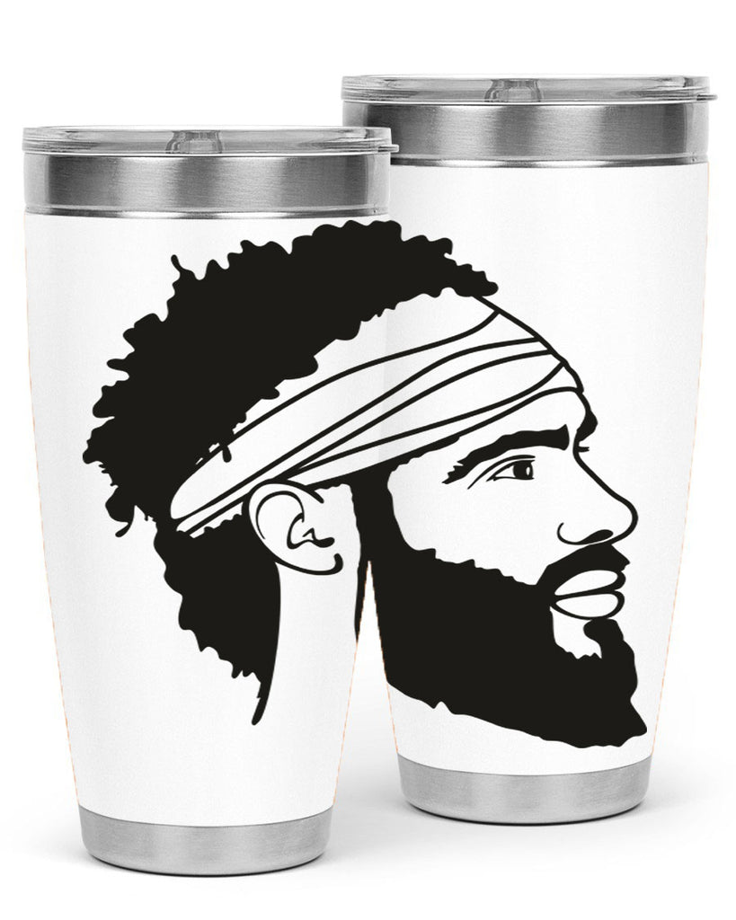 beardman 48#- black men - boys- tumbler